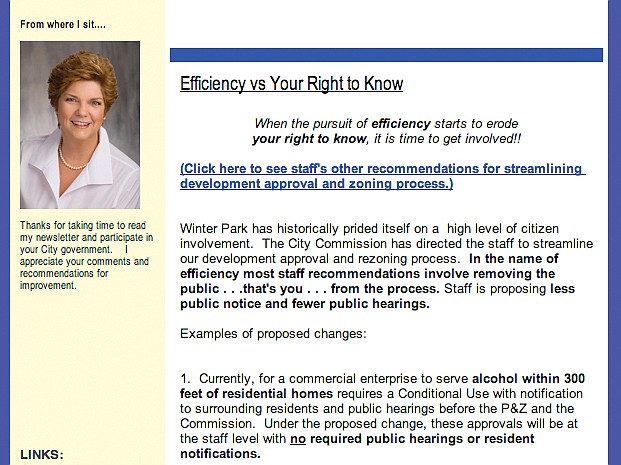 To read Commissioner Carolyn Cooper's full email newsletter, "Cooper's Perspective", or to sign up for the mailing list, visit tinyurl.com/CoopersPerspective