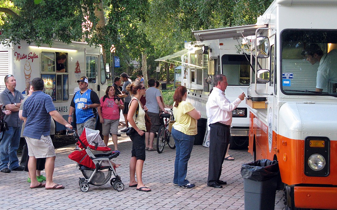 Photos courtesy of city of Maitland - The city of Maitland hosted its first Food Truck Cafe - a collection of food truck vendors with culinary-level offerings - at Lake Lily on April 26. The event is weekly, from 6-9 p.m. on Tuesdays.