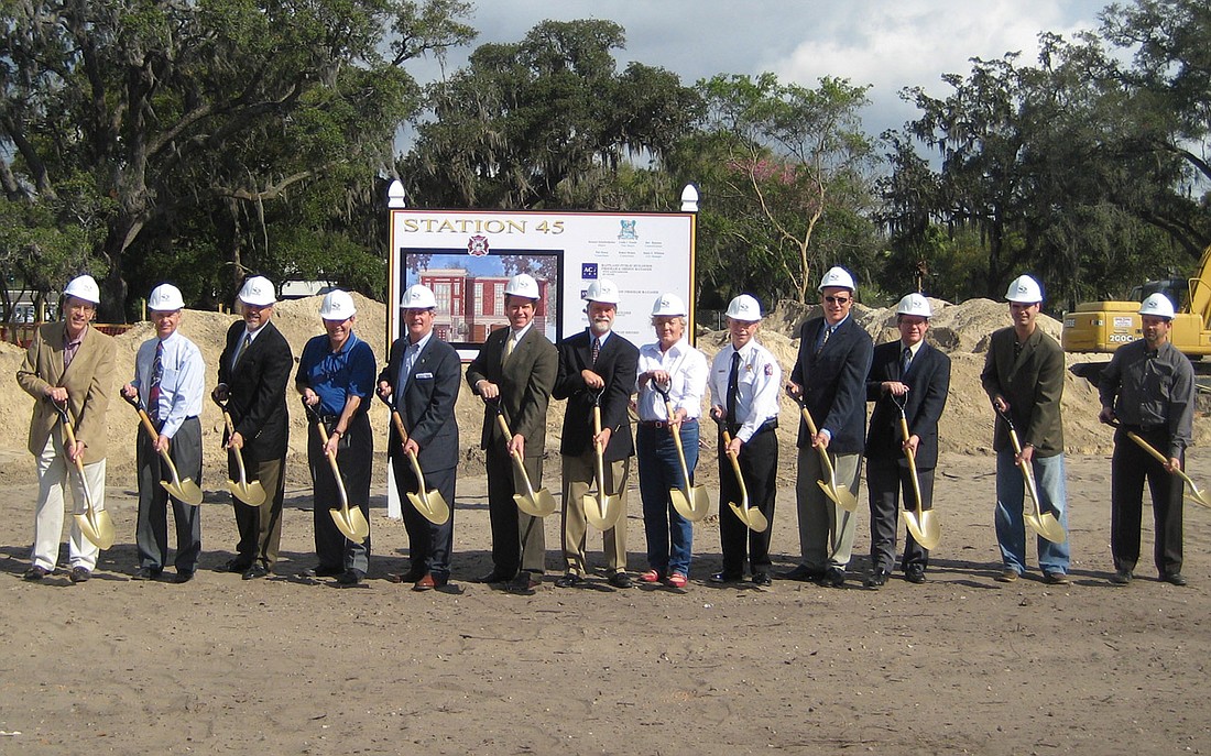 Photo courtesy of city of Maitland - The city broke ground on its new fire station last week.