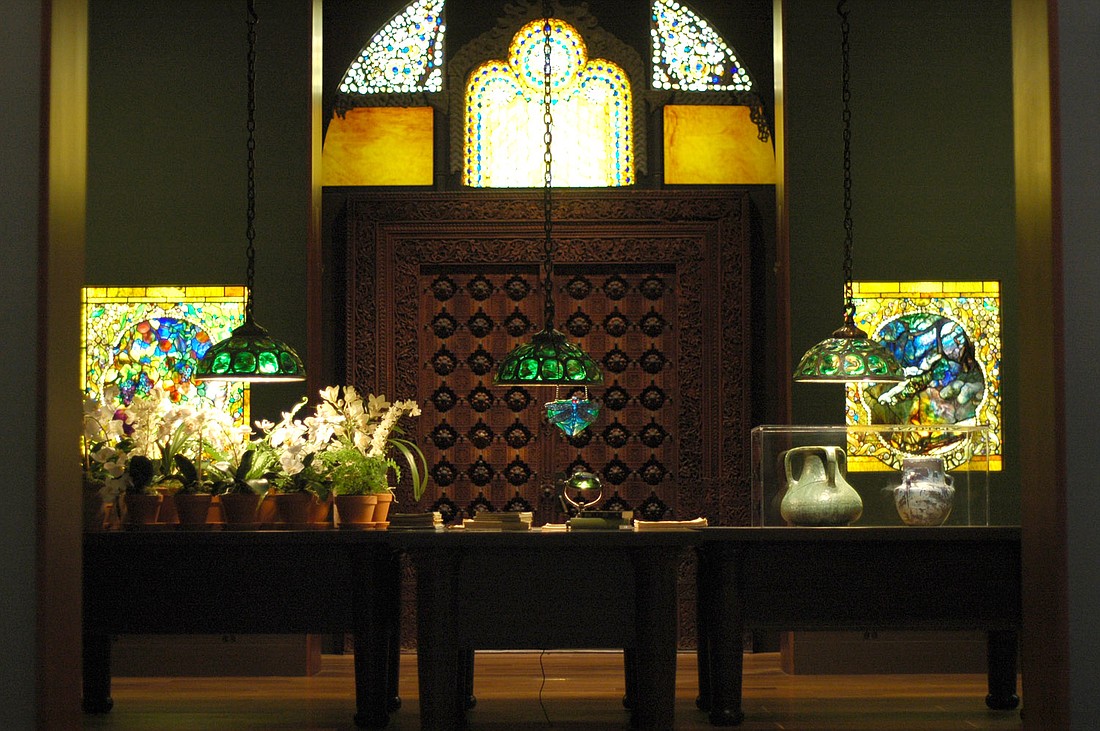 Photo by: Isaac Babcock - The Observer got a sneak peak of Charles Hosmer Morse Museum of American Art's new 12,000-square-foot expansion opening to the public on Saturday. It showcases Louis Comfort Tiffany's Laurelton Hall.