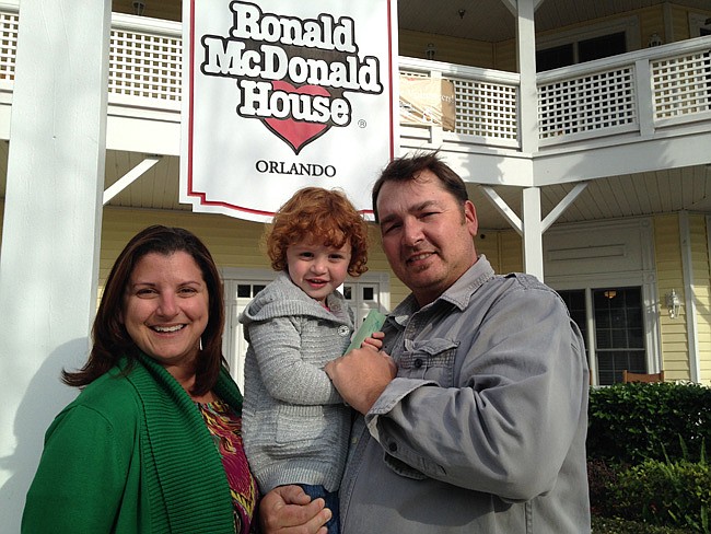 Photo by: Brittni Larson - Christy and Jason Roschen could stay with daughter Macy thanks to Ronald McDonald House, which helps house parents near the hospital when their children are there for long-term care.