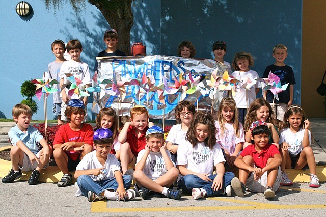 Photo by: Isaac Babcock - The Jewish Academy of Orlando participated in "Pinwheels for Peace" Sept. 21.
