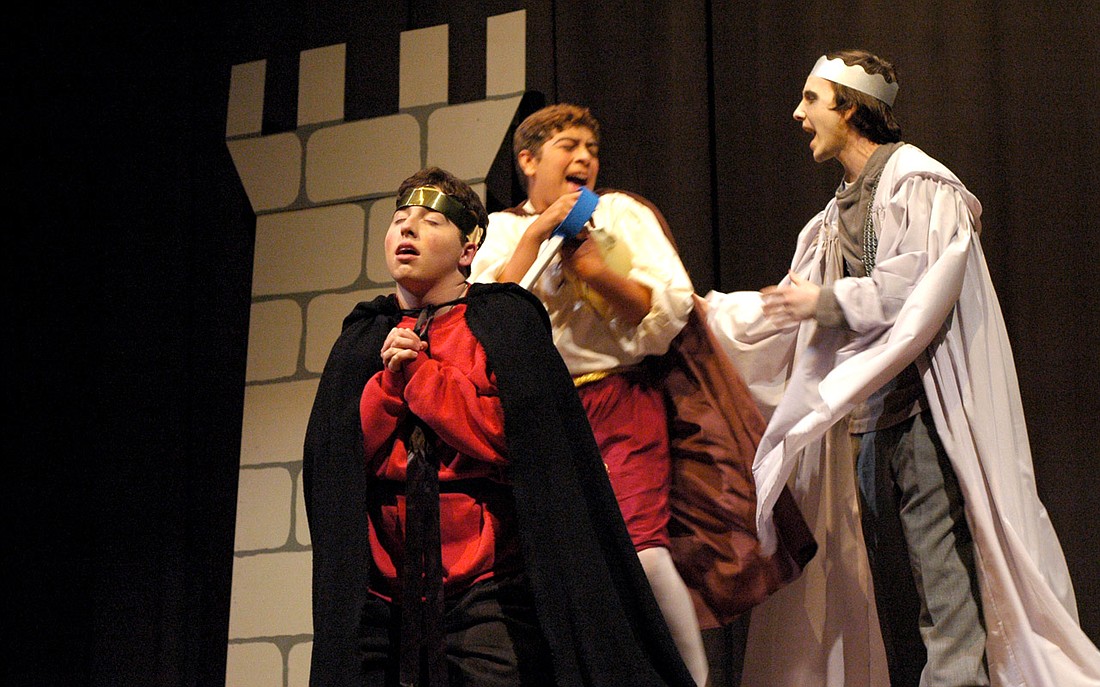 Photo by: Isaac Babcock - Winter Park High School thespians presented a sped-up version of 'Hamlet' last weekend, written by student Katie Gould.