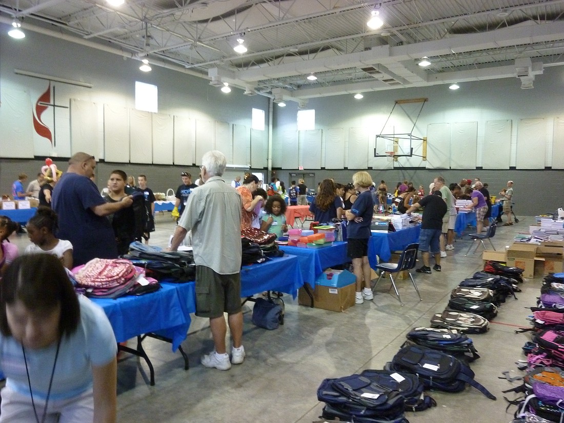 Rotary Club at the Back to School Bash
