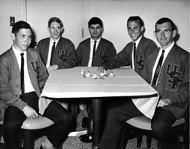 Photo courtesy of Bill Keegan - Bill Keegan was part of the first intercollegiate sports team at the University of South Florida, shown here with his track team.