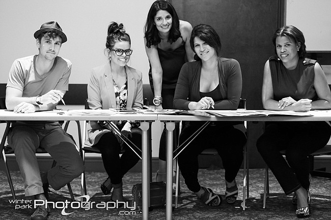 Winter Park Photography - The judges for PAFW 2012.
