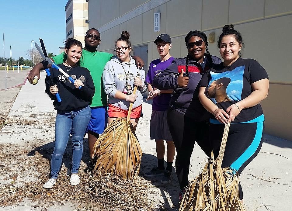 Ocoee High held a spruce up event on Saturday, March 4.