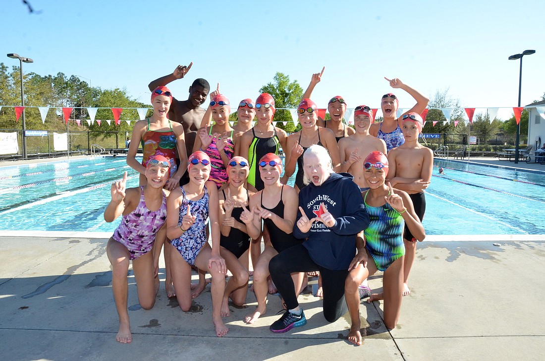 The SouthWest STARS celebrated a breakout showing at the Florida Age Group Championships.