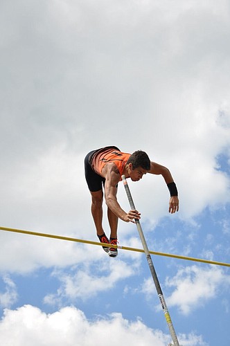 Greg Skage of Winter Park High School is getting closer and closer to capturing the state pole vault record.