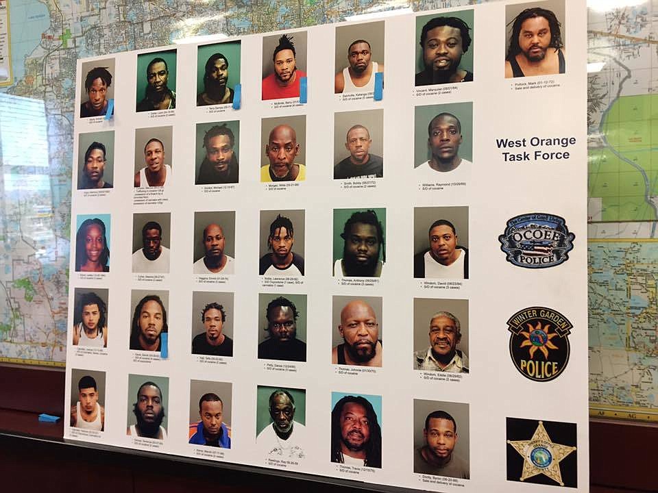 OCSO arrested 26 individuals related to a narcotics investigation in Winter Garden on March 29.