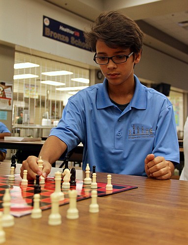 Having played chess since he was seven, Rafael Almeida is regularly besting his peers at his schoolâ€™s chess club.