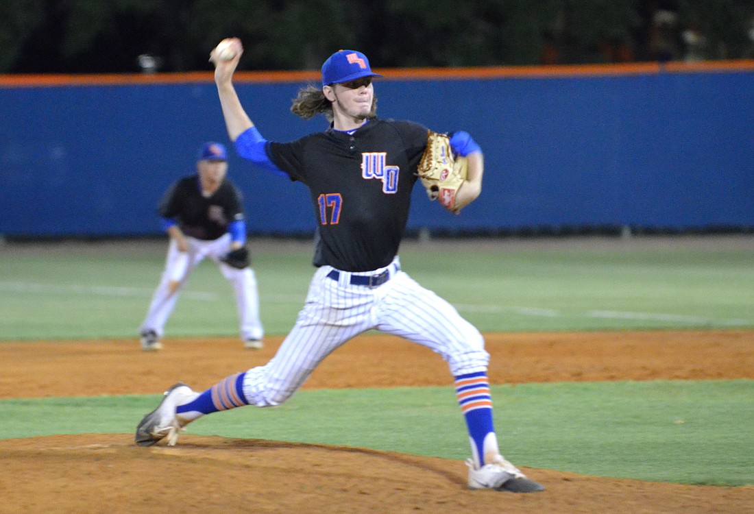 Cole Beavin allowed one run in six innings of work while earning the win for the Warriors.