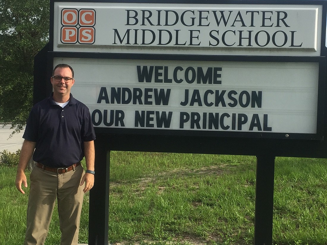 Andrew Jackson is leaving his position as assistant principal at Kissimmeeâ€™s Osceola High to become Bridgewater Middleâ€™s new principal.