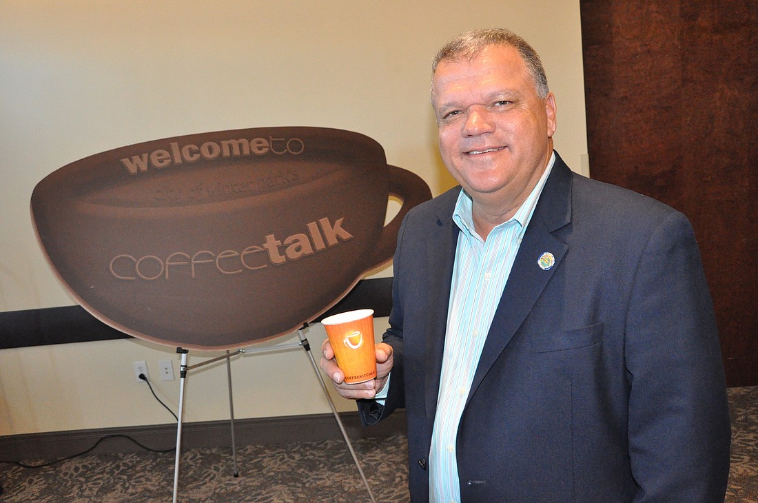 Winter Park City Manager Randy Knight was the first speaker in this yearâ€™s CoffeeTalk series.
