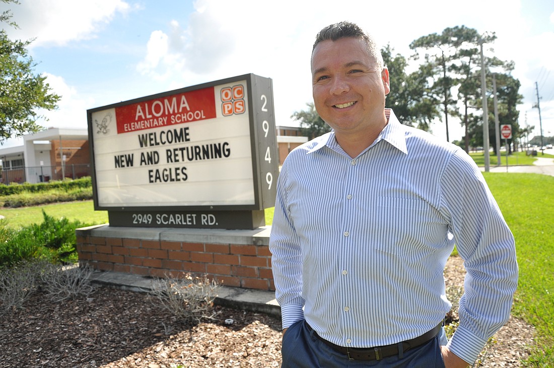 Incoming Principal Don Vega canâ€™t wait to get started at his new school.