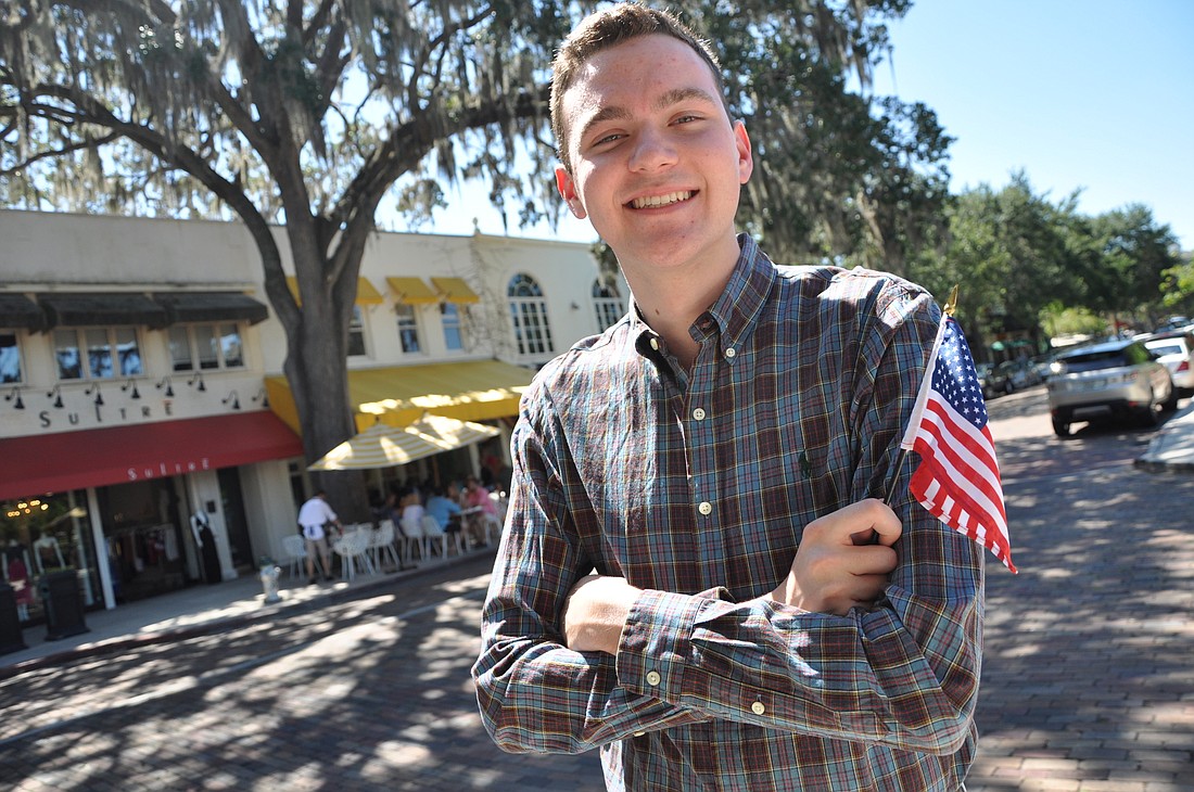 Baxter Murrell is working for the White House at the age of 19.