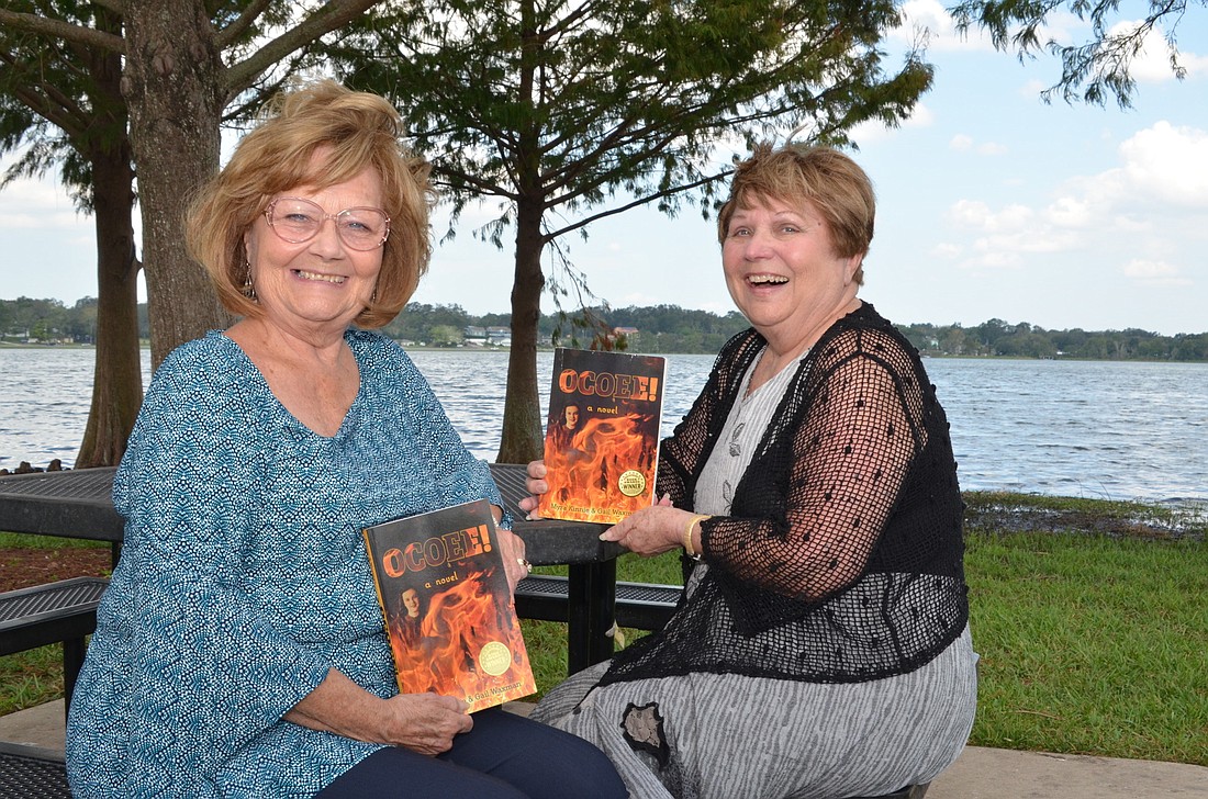 Gail Waxman, left, and her sister, Myra Kinnie, have written a book of historical fiction about their hometown&#39;s past.