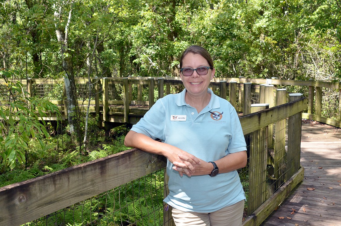 Jennifer Hunt has many ideas for expanded programs at the Oakland Nature Preserve.