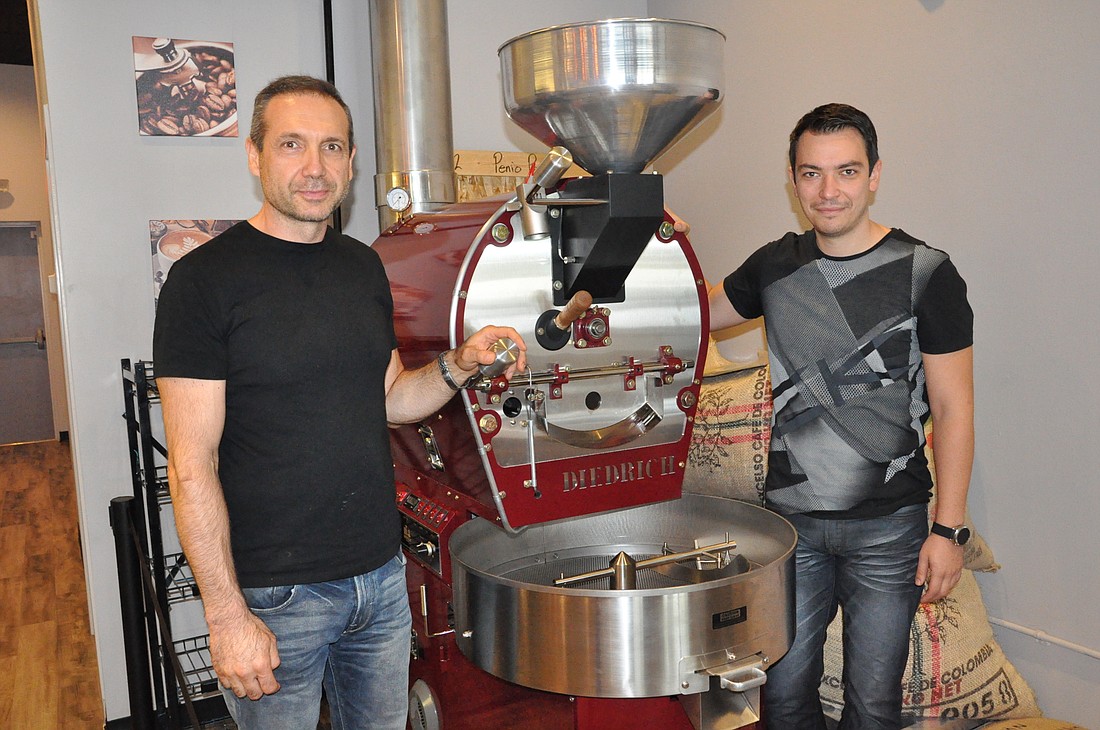 Owner Pino Penev and manager Chris Stoychev are chasing their coffee bean dreams with their new coffee/donut shop.