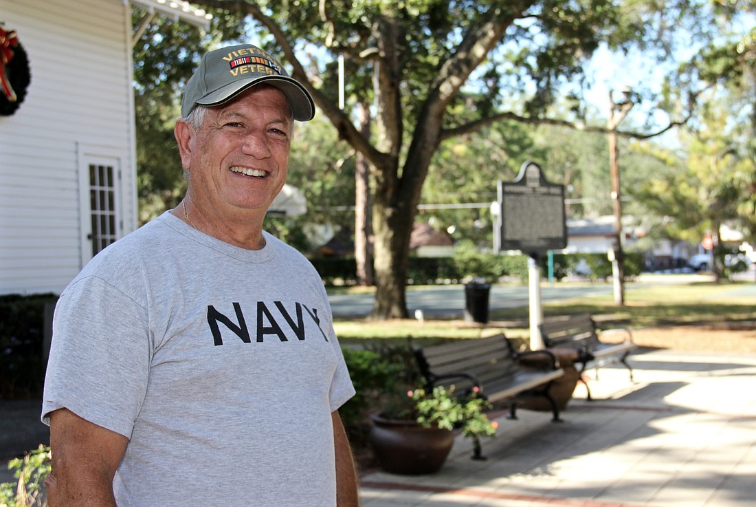 Alain Boniec served in the U.S. Navy during the Vietnam War aboard the USS Constellation.