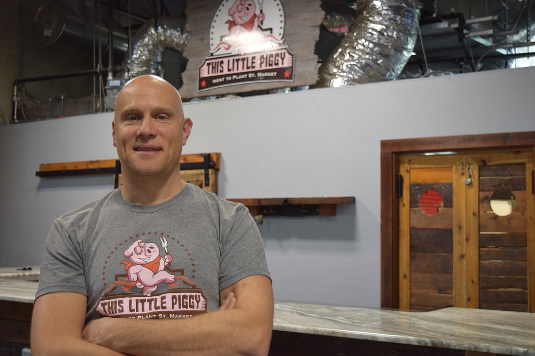 Matthew Sheeter is the chef and owner of the upcoming barbecue restaurant, This Little Piggy.