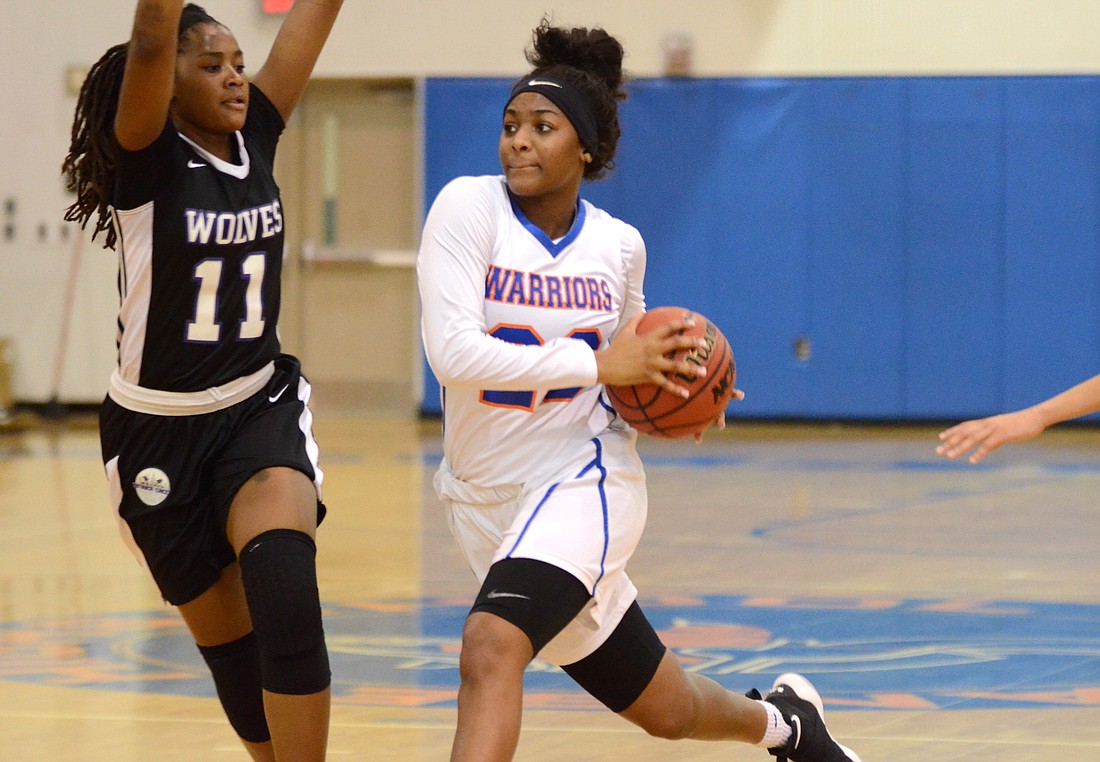 Kennedi Rodgers led the Warriors with 27 points in the regional quarterfinals.