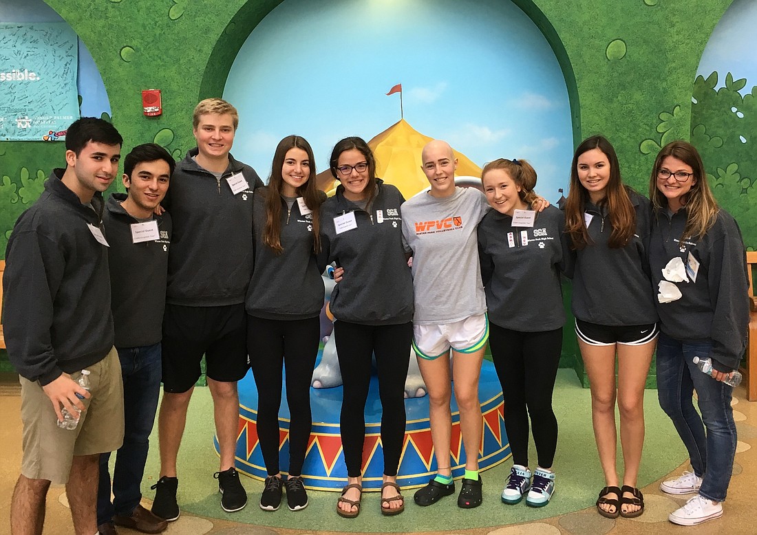 The WPHS Student Government Association toured Arnold Palmer Hospital with Rileigh Hanson during a visit.