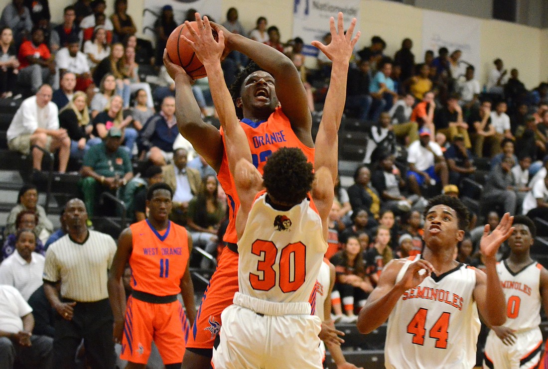 Zion Collins scored 26 points in the FHSAA Class 9A, Region 1 Final to help lead West Orange to victory.