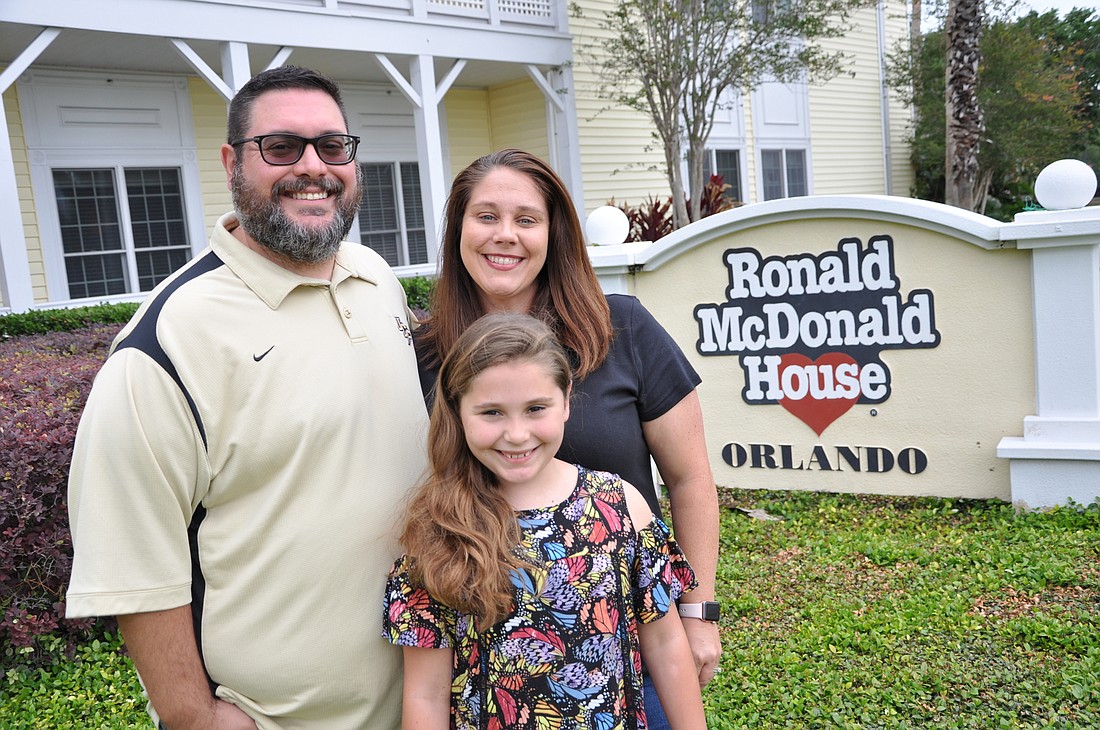 Anthony, Kristen and Bella Bencomo are one of several grateful families with a story to tell about the Ronald McDonald House.