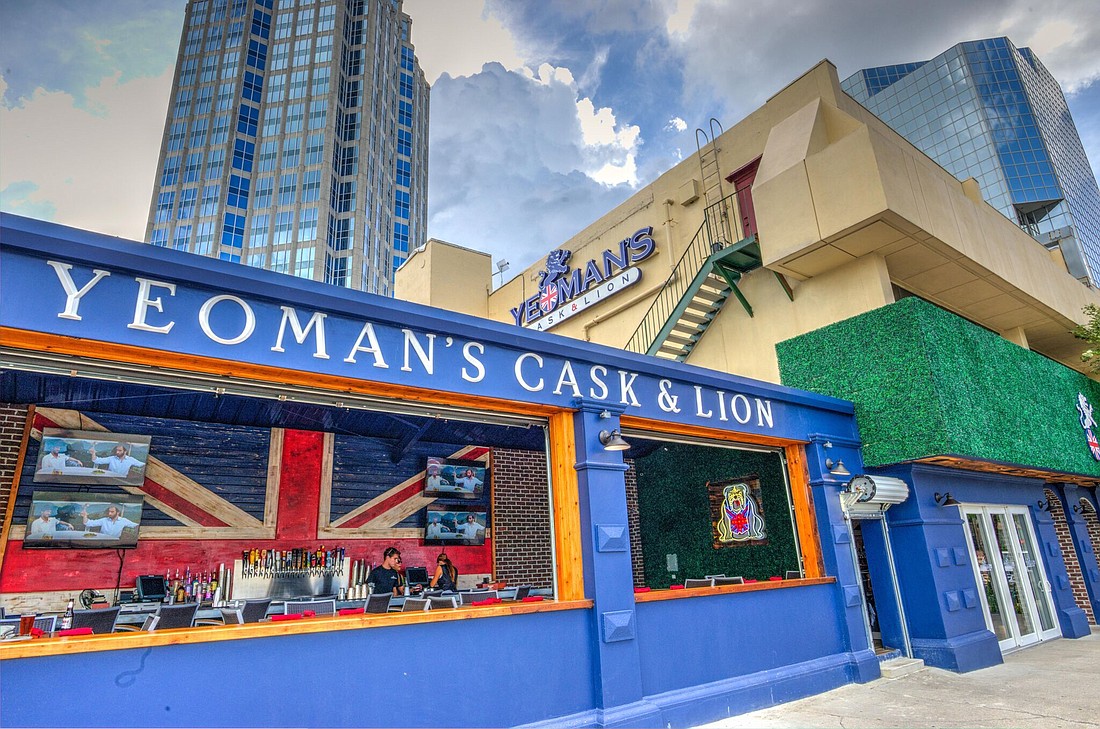 Yeomanâ€™s Cask & Lion British-themed pub is originally located in Downtown Tampa.