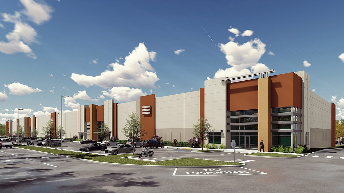 The proposed industrial park will feature McCraney Property Company&#39;s signature look.