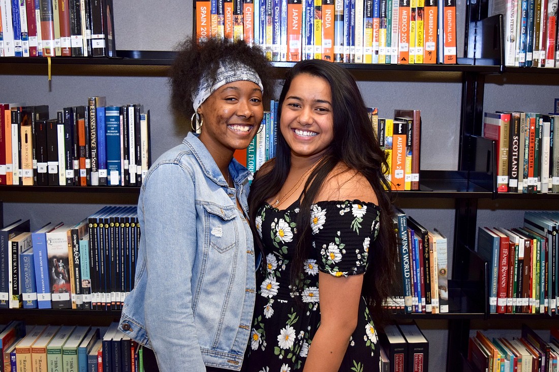 Cynthia Santiago and Pooja Patel will receive $20,000 in scholarship money, a laptop, textbook credits, resources and support as part of the Dell Scholars program.
