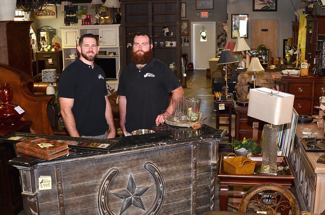Brothers Alec Billings and Nick Billings own Rhino DÃ©cor, in Winter Garden, where inventory is constantly changing.
