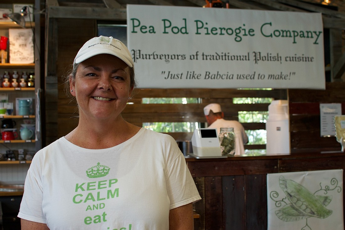 Michelle Spievak, the owner of Pea Pod Pierogie Company, said the practice of making pierogi was a family tradition that turned into a fun hobby and eventually evolved into her own business.Â