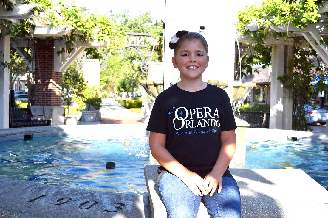 Carys Williams has been singing since she could talk. Now, she uses her talent as part of the Opera Orlando Youth  Company.