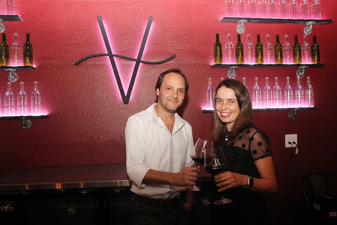 Fabio Perricelli and Paula Gamba have been hard at work opening their wine bar.