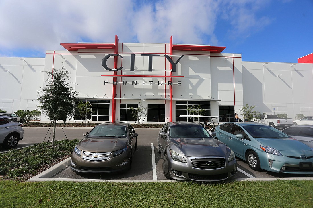 City Furniture in Ocoee consists of an 85,000-square-foot showroom and a 240,000-square-foot warehouse.