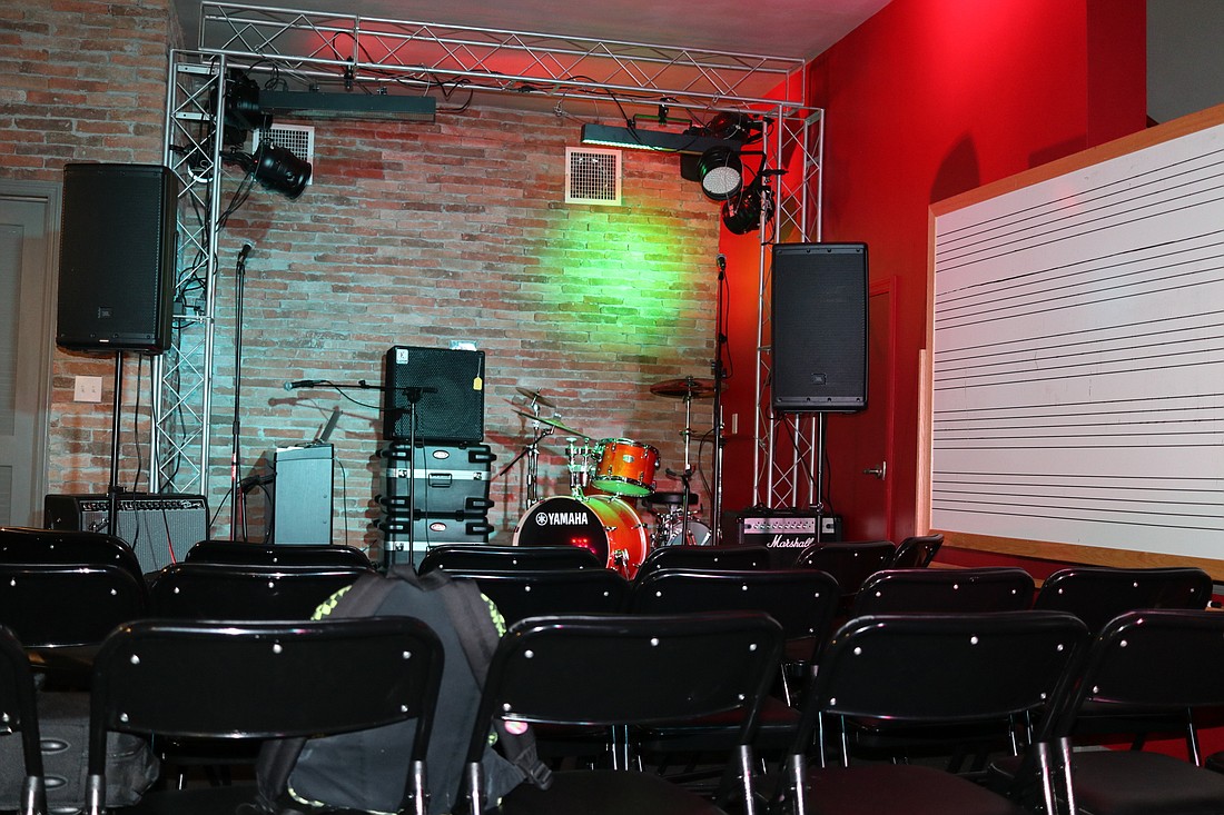 Garden Music School recently unveiled its new performance stage.