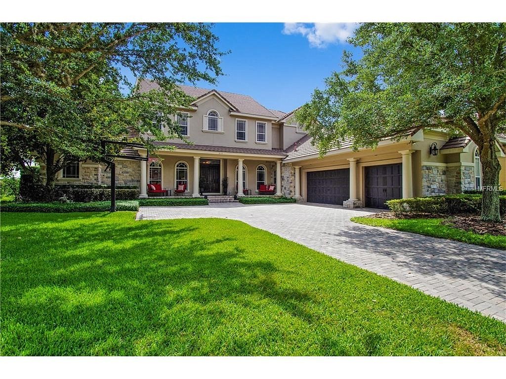 This Keeneâ€™s Pointe home, at 6115 S. Hampshire Court, Windermere, sold Jan. 31, for $1.4 million. This two-story home is situated on the eighth hole of the Golden Bear Club golf course.