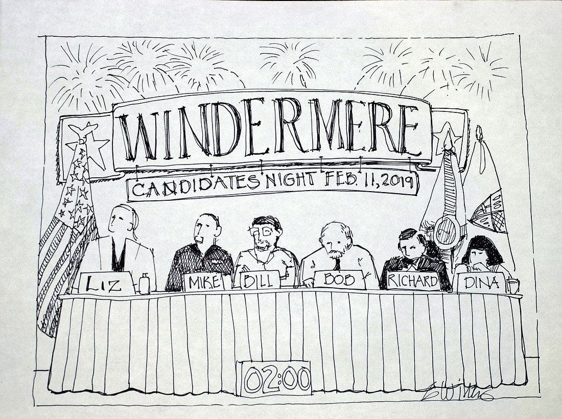 The election will be held on March 12. (Illustration by Stephen Withers)