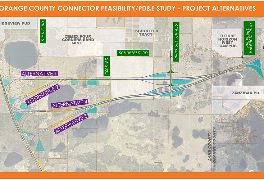 CFX evaluating east-west tollway connecting Orange, Lake counties ...