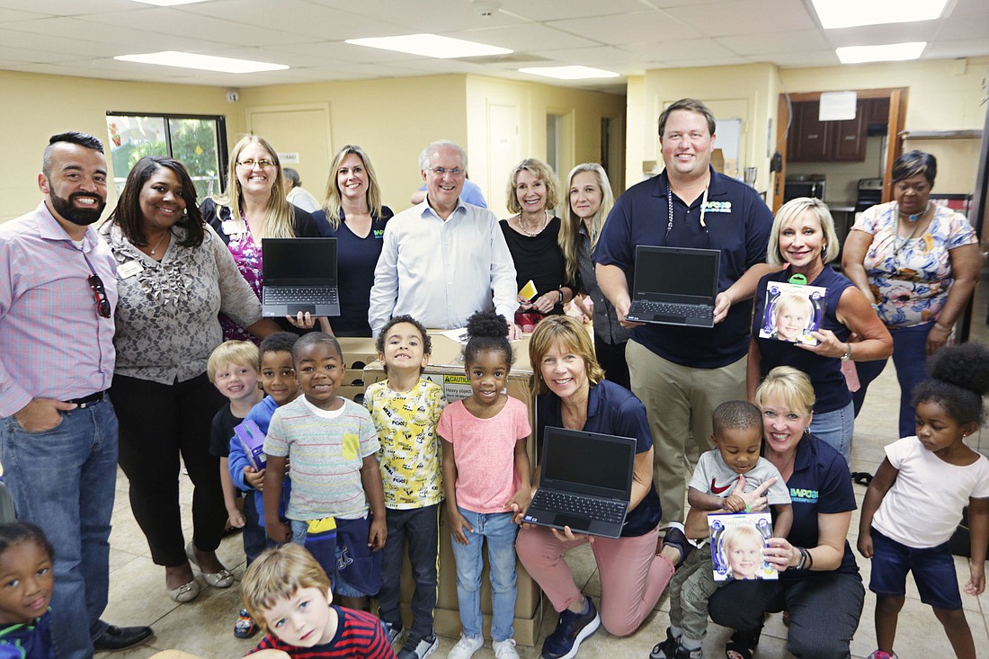 Leadership Winter Park Class XXIX raised additional funds for the Welbourne Avenue Nursery & Kindergarten computer lab at a silent auction Thursday, May 9.
