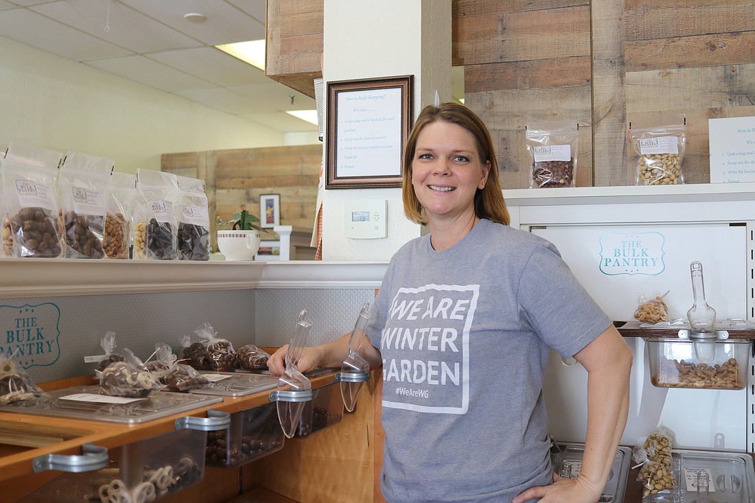 April Nobles, owner of The Bulk Pantry, began her business as a bulk-goods store in January 2018, but it has since expanded to offering baked items.