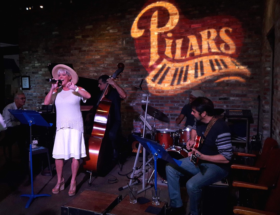 Kriss Harris spends most of her time running her salt-scrub business, but occasionally, she finds time to sing at Pilarâ€™s Martini in downtown Winter Garden.