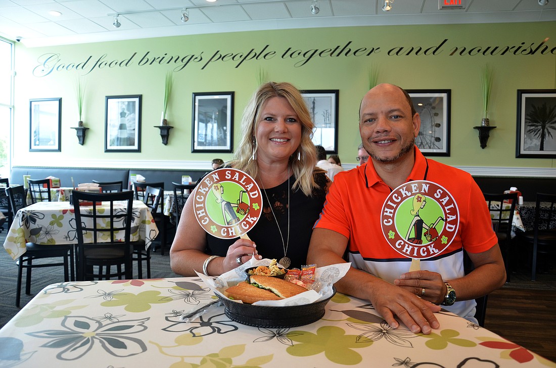 The Pilson&#39;s current Chicken Salad Chick location is at 11587 Regency Village Drive, close to SeaWorld, which has been up and running for three months.