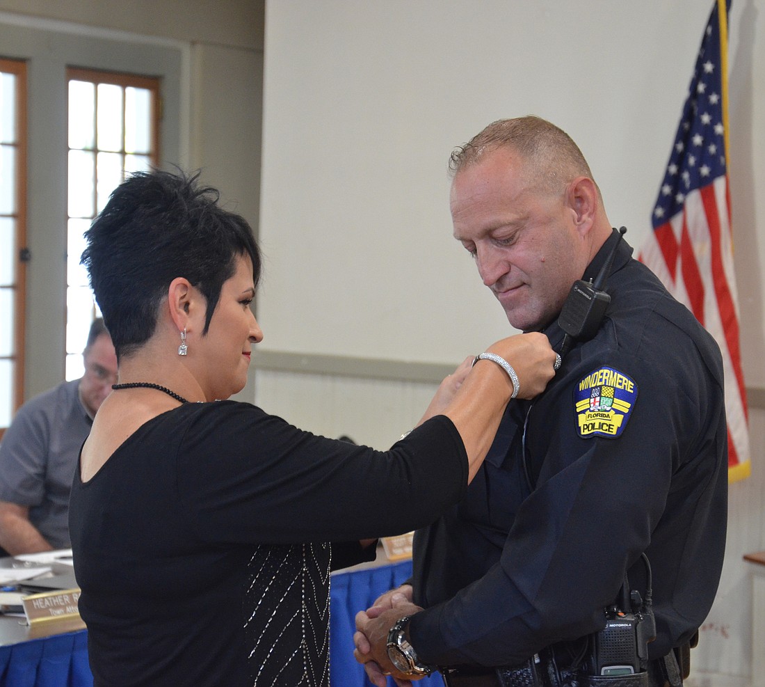 Windermere Police Department swore in two new reserve police officers at their meeting on June 11.