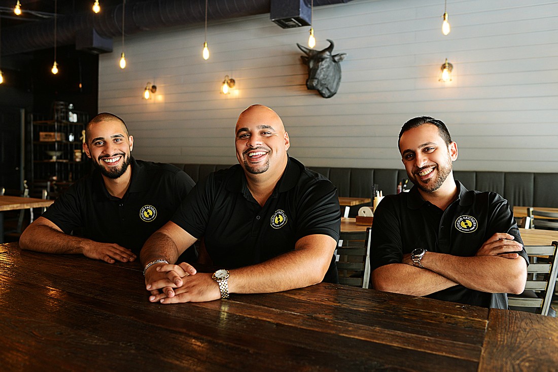 Pincho Factory's co-founders. From left: Nizar Ahmad, Nedal Ahmad and Otto Othman.