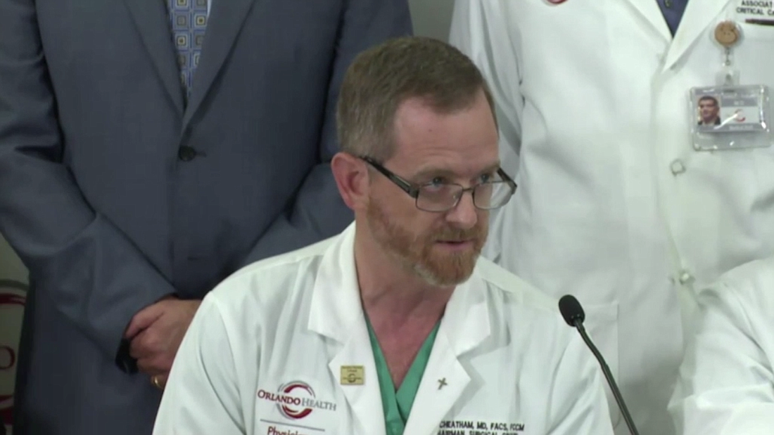 ORMC Chief Surgical Quality Officer Dr. Michael Cheatham spoke of the past few days' events.