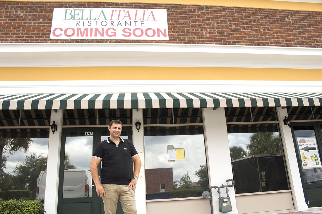Although it's still under construction, Leonard Kodra, owner of the upcoming Italian restaurant in Horizon West, said he expects Bella Italia Ristorante to open in mid-July.