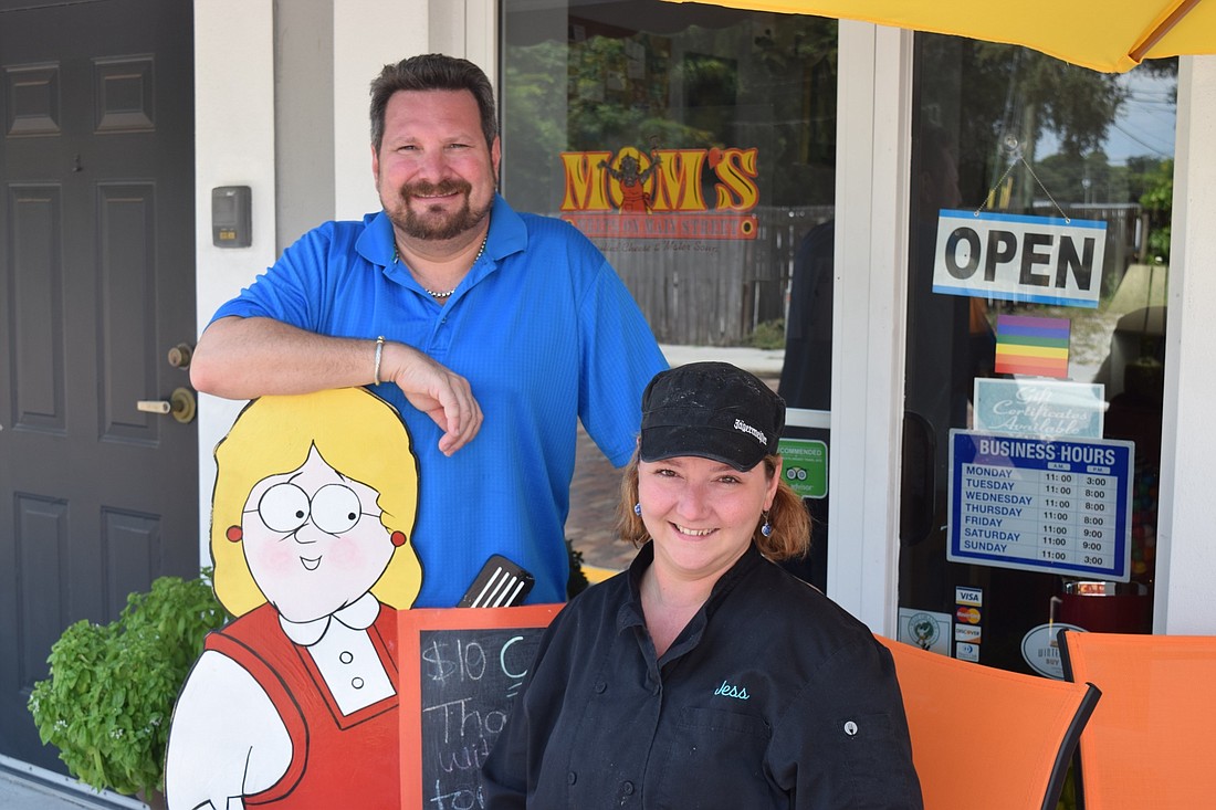 Matt Erickson, owner of Melts on Main Street, and Jessica Belcher are excited to be participating in Dine Out for Orlando United.